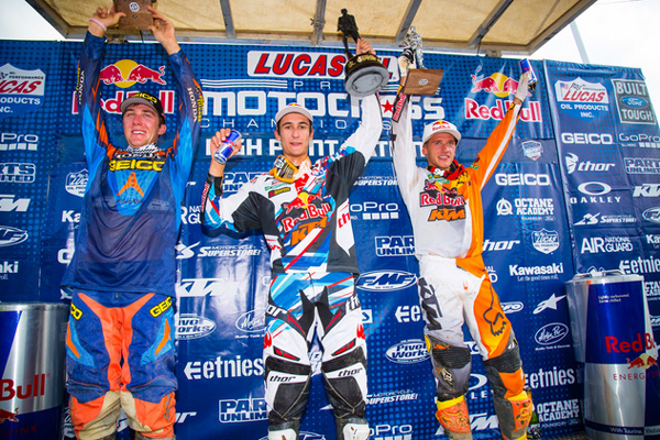 Marvin Musquin podium High Point 2013