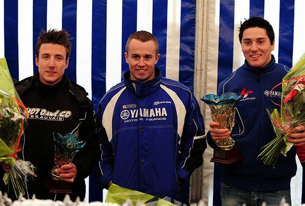 Clément Jay (Yamaha) a remporté l’épreuve du Trophée de France Drag’on de Quad sur Sable devant Antoine Cheurlin (Yamaha) et Jeremy Forestier (Yamaha).