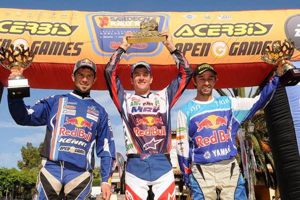 Marc Coma 1er, Cyril Despres 2éme et 3éme Helder Rodrigues,