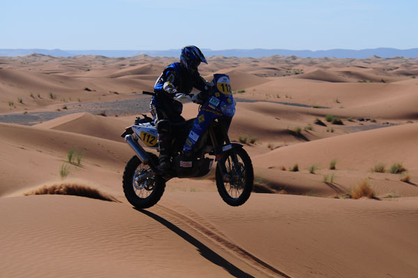 Rallye Maroc Shamrock 2009 moto