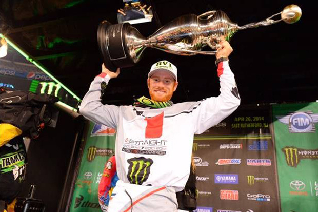Supercross ama 450cc East Rutherford 2014 Ryan Villopoto est sacré champion
