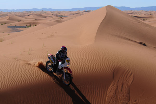 shamrock 2009 rallye Maroc dune moto