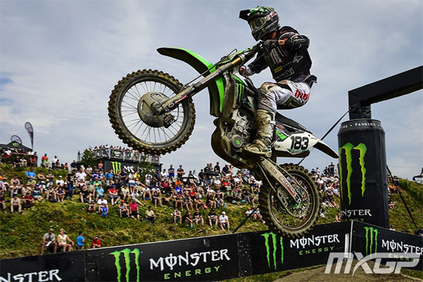Steven Frossard se classe deuxième du GP motocross MXGP Finlande 2014