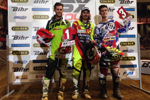 Supercross Lyon 2014 podium SX1 