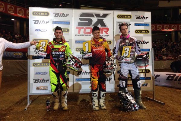 Supercross Lyon 2014 podium SX2
