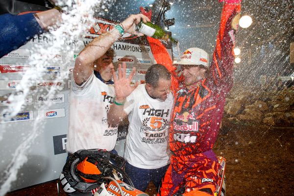 Taddy Blazusiak SuperEnduro champion du monde 2014 Tours France 