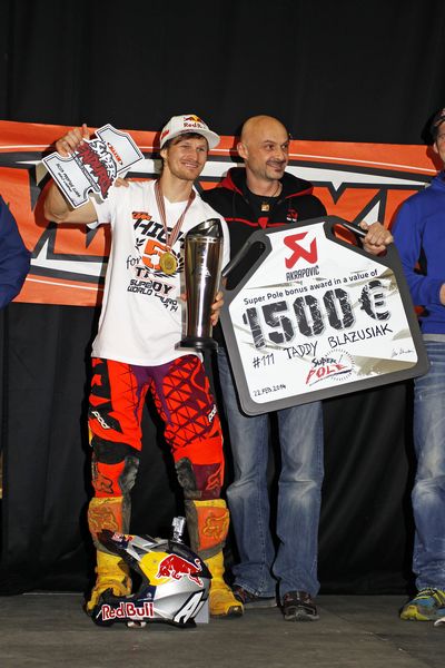 Taddy Blazusiak superenduro super pole France Tours 2014