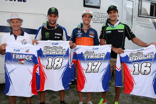 Team France Charlier Tixier Paulin Villars sous Ecot