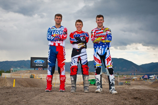 Team USA, Ryan Dungey, Jeremy Martin et Eli Tomac sont prêts pour le motocross des nations 2014 MXON MXDN