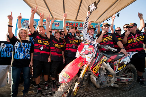 Trey Canard champion motocross AMA 2010