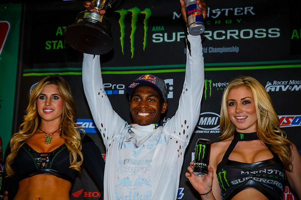 James Stewart victoire supercross ama Dallas Arlington 2014