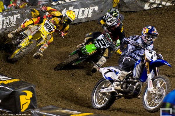 Villopto, Alessi, Stewart supercross San Francisco 2009