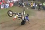 Grosses chutes en motocross monte impossible