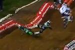 Le crash de Martin Davalos lors du supercross San Diego 2013