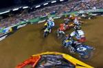 Davi Millsaps en camra embarque lors du supercross d'Indianapolis 2012