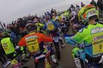 Enduropale, grosse tension pour atteindre la ligne de départ sur la plage