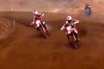 Le 1 contre 1 entre Febvre et Coldenhoff lors du Starcross de Mantova 2013