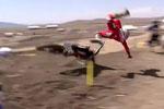 Grosse chute de Josh Cachia au mx ama Lake Elsinore 2012