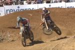 Julien Lieber tente de résister à Benoit Paturel au Portugal