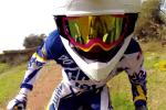 Mathias Bellino en camra embarque au guidon de sa Husqvarna FE 501