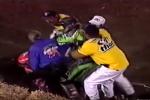 Quand le Motocross laisse malheureusement place  la baston