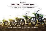 Les nouvelles Kawasaki KX250F 2017 en action