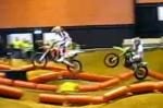 Grosse bagarre entre Xavier Boog et Cdric Soubeyras au supercross de Strasbourg 2011