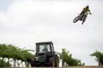 Taylor Robert s'entraine dans les vignobles