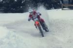 Vidéo - En hiver, le motocross c'est dans la neige