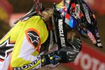 Justin Barcia rate un triple et se casse le nez