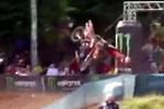 Belle chute d'Antonio Cairoli en Lettonie