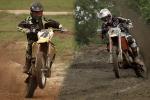 Ricky Carmichael et Ryan Dungey poigne dans l'angle