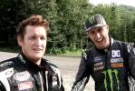 Vido - Ken Block donne des sueurs froides  Ricky Carmichael