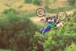 Charles Pags se prpare pour le supercross de Lyon 2014