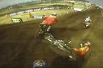 La chute de Christophe Charlier en camra embarque 