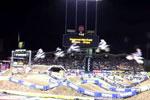 Gros crash - Ryan Morais atterit sur Trey Canard lors de la finale du SX de Los Angeles 2012