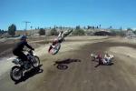 Compilation de grosses chutes en motocross