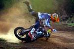 Grosse chute lors du motocross de St Martin 2012