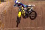La chute brutale de James Stewart lors du motocross ama Southwick 2013