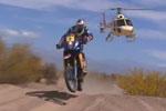 Vido du Dakar 2010 tape 3, Despres lache ses concurrents