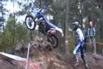 Festival de chutes lors d'un enduro
