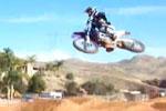 Vido Gautier Paulin a l'entrainement avant le SX Anaheim 2010