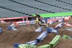 James Stewart lors des essais du supercross ama Anaheim 3 2014