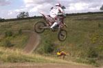 Leon motocross n1 - Le saut en monte et en descente