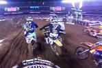 Justin Barcia en camra embarque au supercross de East Rutherford 2014