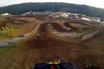 La piste du GP motocross MX1, MX2, MX3, WMX Maggiora Italie 2013 en caméra embarquée