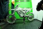 Une motocross en aluminium