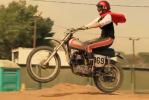 Une course  l'ancienne, un peu folle