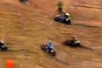 Enduropale Touquet 2013 - Milko Potisek dépasse Jean-Claude Moussé, mais la course s'arrête