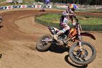 Vidéo GP motocross MX2 course 1 Lettonie Kegums 2010, victoire Marvin Musquin